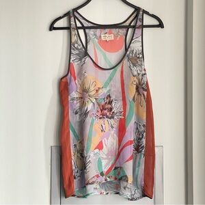 ANTHROPOLOGIE DREAM DAILY Floral Print Sleeveless Top